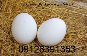 طرز شکستن تخم مرغ برای چشم زخم